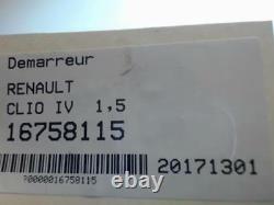 Demarreur RENAULT CLIO 4 PHASE 2 1.5 DCI 8V TURBO /R16758115