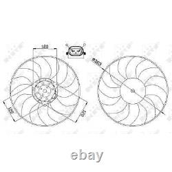 NRF Ventilateur de Radiateur pour Renault Clio Megane Thalia